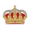 Crowning Glory: The Regal Splendor of Royal King Crown Embroidery Patches