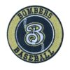 Bombers Baseball Yellow Chenille Patches: Radiating Sunshine and Team Spirit on the Diamond