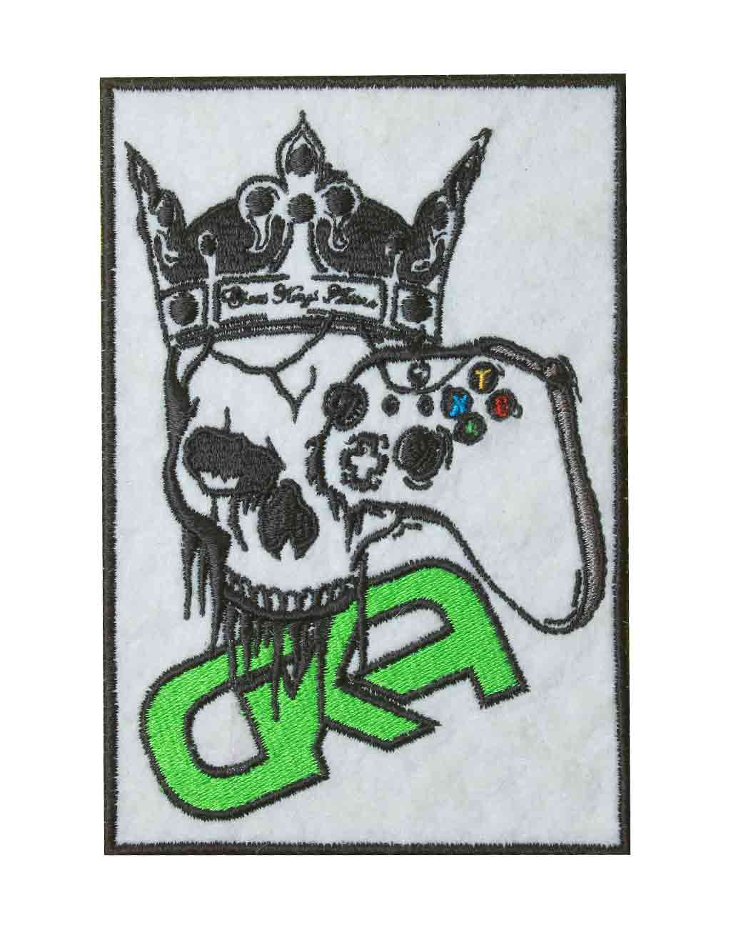 CKA Skull Gaming Embroidery Patches