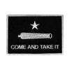 Come And Take It Black Embroidery Patches