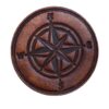 Compass Rose Leather Patches