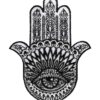 Hand Of Fatima Embroidery Patches