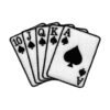 Royal Flush Embroidery Patches