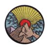 Sunset In The Mountains Embroidery Patches