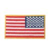US Flag With Yellow Border Embroidery Patches