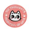 Unraveling Best Whimsy of No Thoughts, Head Full of Cats Embroidery Patches: Meow Magic